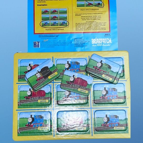 Vintage 2004 Thomas & Friends Tic Tac Toe Game COMPLETE - Picture 6 of 6